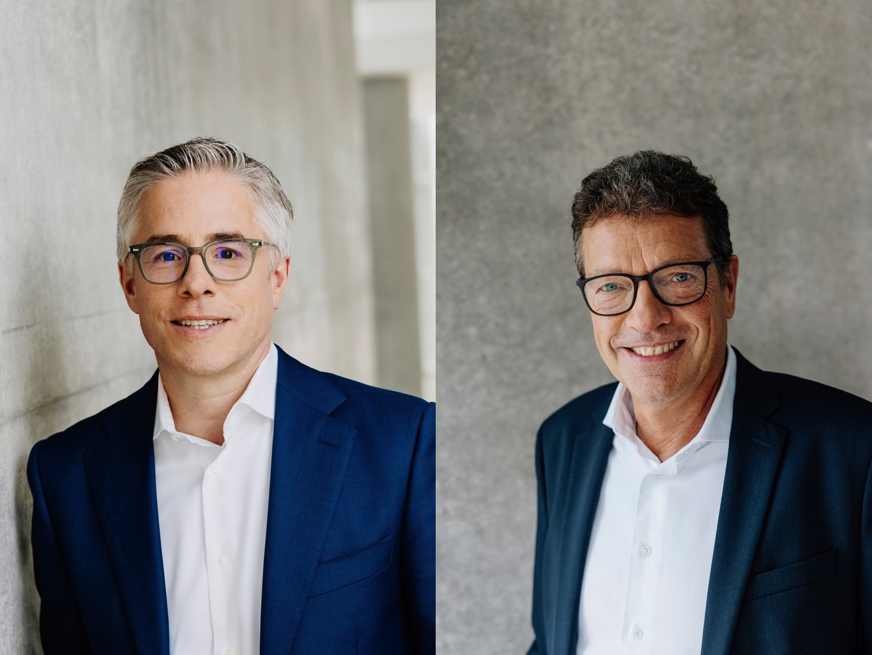 Bauarbeiter und Bauarbeiterin auf Baustelle