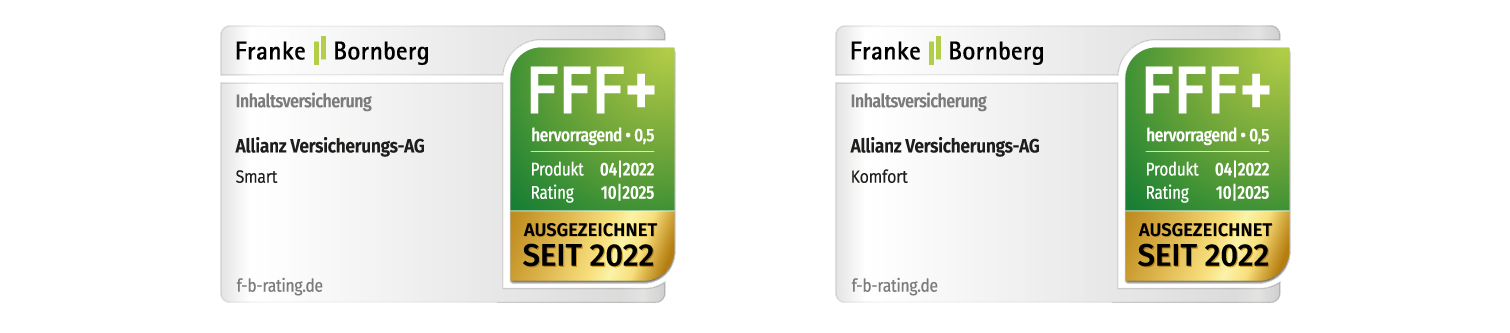 Das Bild ist urheberrechtlich geschützt. Eine Nutzung ohne vorherige Einwilligung ist nicht gestattet. Siegel Inhaltsversicherung Franke Bornberg