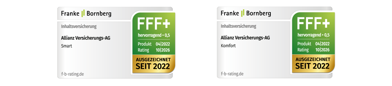 Siegel Inhaltsversicherung Franke Bornberg