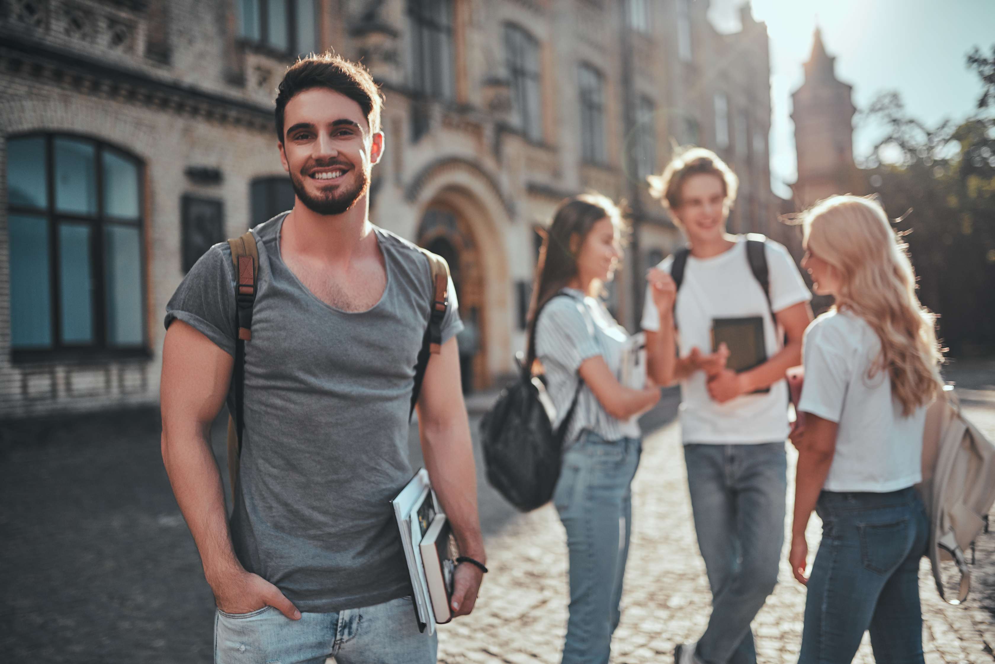 Student an Universität im Ausland